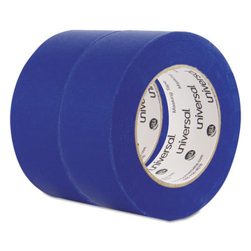 Universal® Premium Blue Masking Tape With Uv Resistance, 3" Core, 48 Mm X 54.8 M, Blue, 2-pack freeshipping - TVN Wholesale